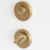 Toilet thumb turn R - Brushed gold Toilet thumb turn R - Brushed gold