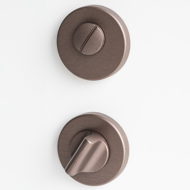 Toilet thumb turn R - Dark bronze 