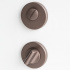 Toilet thumb turn R - Dark bronze  Toilet thumb turn R - Dark bronze