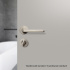 Toilet thumb turn R - Stainless steel look Toilet thumb turn R - Stainless steel look