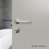 Toilet thumb turn R - Stainless steel look Toilet thumb turn R - Stainless steel look