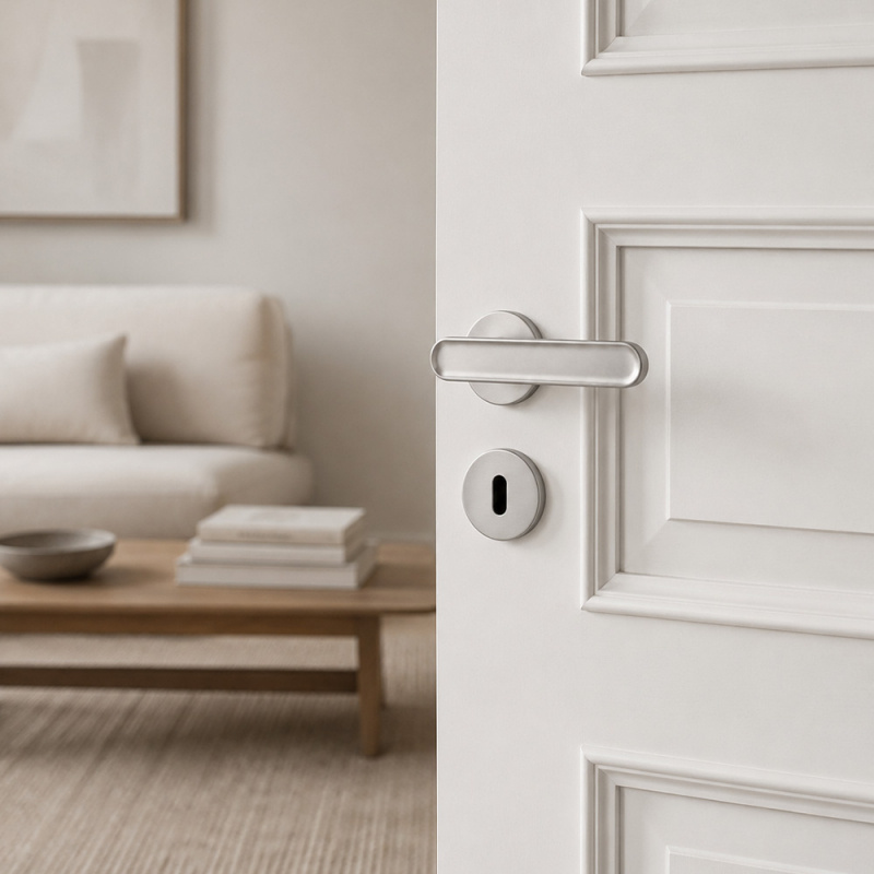 Door handle Vibe Soft - Stainless steel look