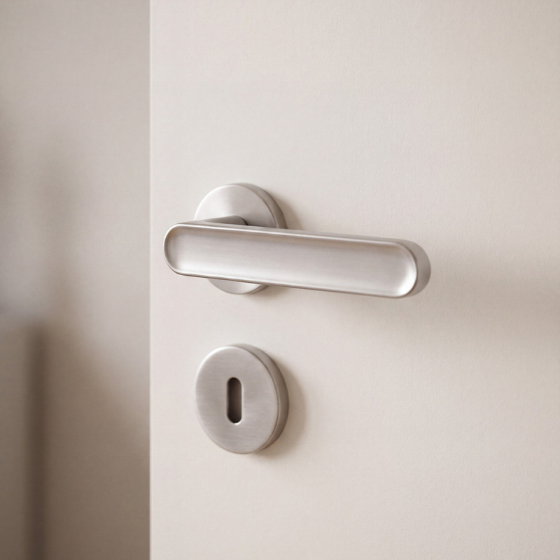 Door handle Vibe Soft - Stainless steel look